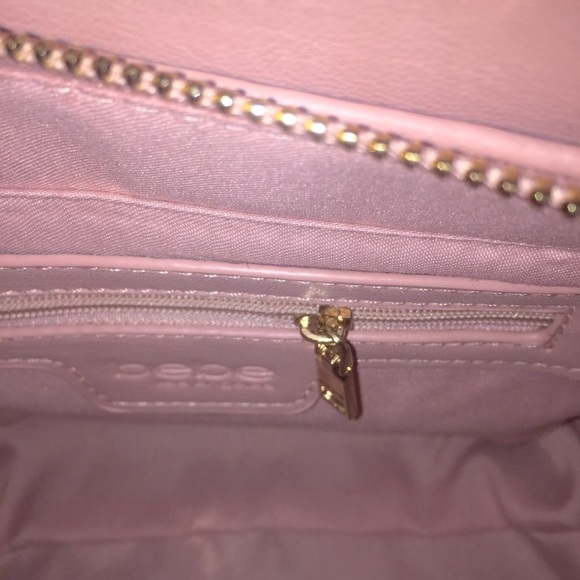 New BEBE Stud Micro Shopper Crossbody Purse Shoulder Bag - Picture 4 of 10